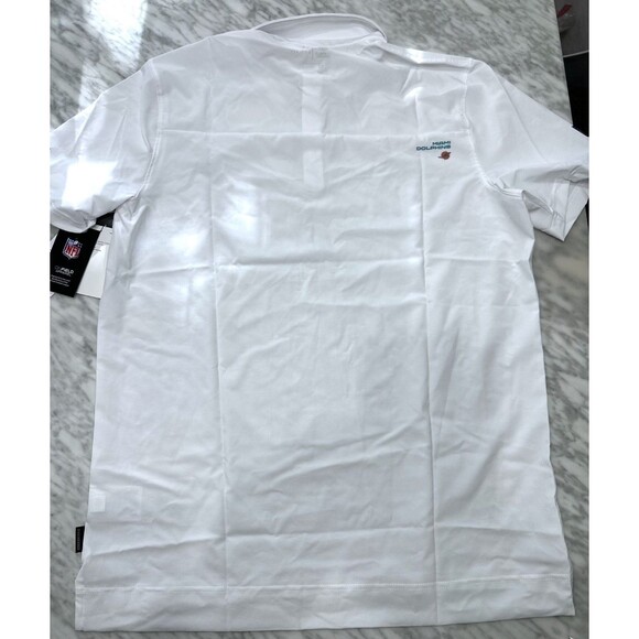 NIke NFL Miami Dolphins Dri Fit On Field polo shirt white men Large CW8356 100 - Picture 8 of 12